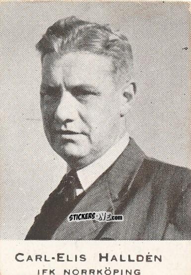 Sticker Carl-Elis Halldén - Allsvenskan 1951-1952 n. 68 - Alifabolaget
