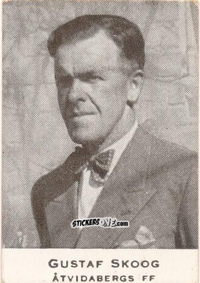 Cromo Gustaf Skoog - Allsvenskan 1951-1952 n. 72 - Alifabolaget
