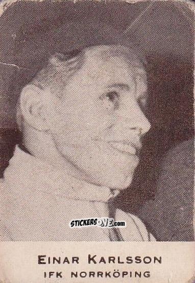 Sticker Einar Karlsson - Allsvenskan 1951-1952 n. 95 - Alifabolaget
