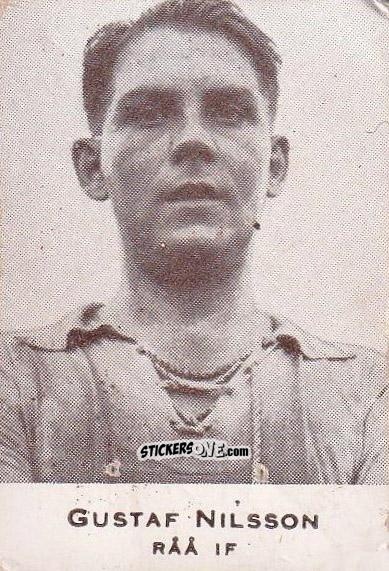 Cromo Gustaf Nilsson - Allsvenskan 1951-1952 n. 105 - Alifabolaget
