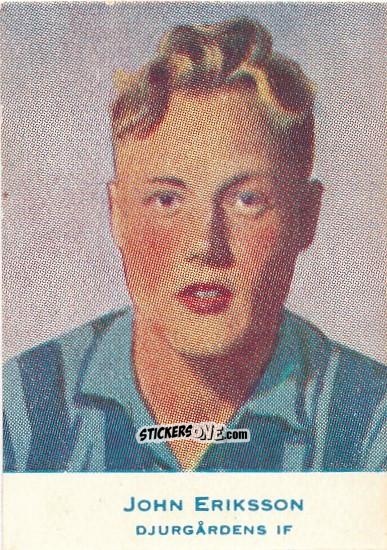 Cromo John Eriksson - Allsvenskan 1953-1956 n. 5_1 - Alifabolaget
