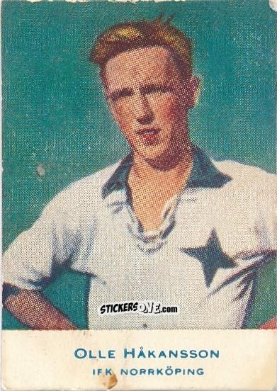 Sticker Olle Håkansson - Allsvenskan 1953-1956 n. 30 - Alifabolaget
