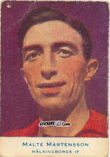 Cromo Malte Mårtensson - Allsvenskan 1953-1956 n. 44 - Alifabolaget
