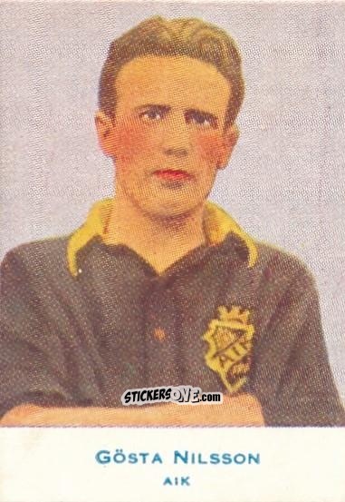 Cromo Gösta Nilsson - Allsvenskan 1953-1956 n. 63 - Alifabolaget
