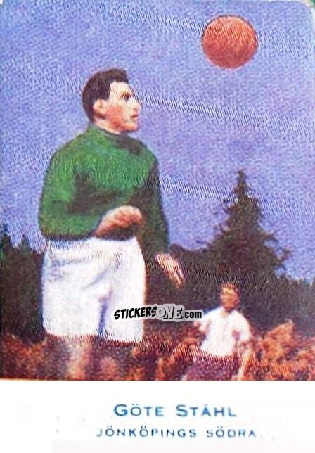 Sticker Göte Ståhl - Alfa Allsvenskan 1953-1956
 n. 72 - Alifabolaget
