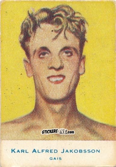 Cromo Karl Alfred Jakobsson - Allsvenskan 1953-1956 n. 93 - Alifabolaget
