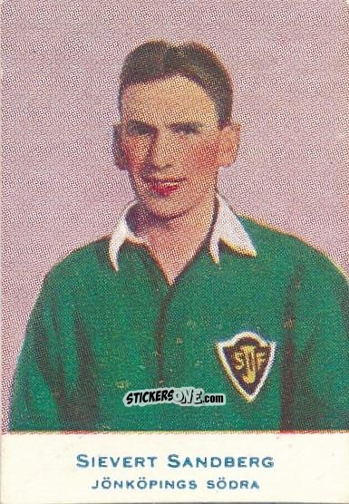 Sticker Sievert Sandberg - Allsvenskan 1953-1956 n. 177 - Alifabolaget
