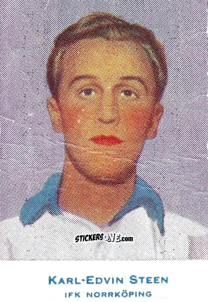 Sticker Karl-Edvin Steen - Allsvenskan 1953-1956 n. 186_2 - Alifabolaget
