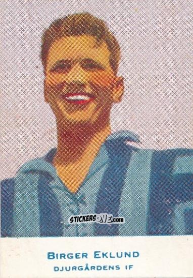 Cromo Birger Eklund - Allsvenskan 1953-1956 n. 214 - Alifabolaget
