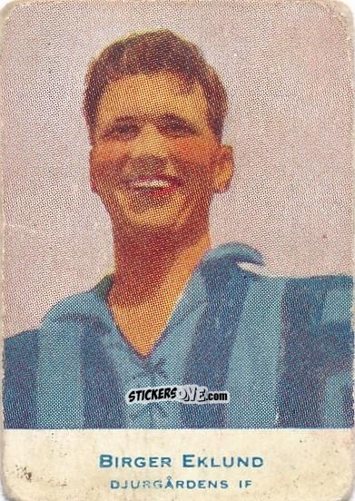 Cromo Birger Eklund - Allsvenskan 1953-1956 n. 214_1 - Alifabolaget
