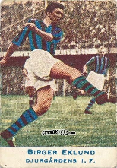 Cromo Birger Eklund - Allsvenskan 1953-1956 n. 214_3 - Alifabolaget
