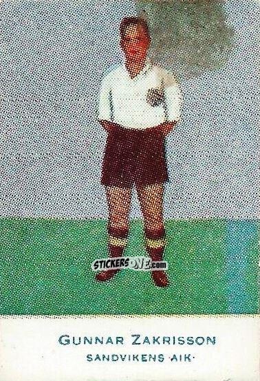 Sticker Gunnar Zakrisson - Alfa Allsvenskan 1953-1956
 n. 242 - Alifabolaget
