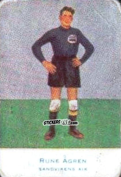 Sticker Rune Ågren - Alfa Allsvenskan 1953-1956
 n. 244 - Alifabolaget
