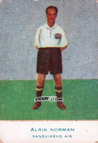 Sticker Alrik Norman - Alfa Allsvenskan 1953-1956
 n. 246 - Alifabolaget
