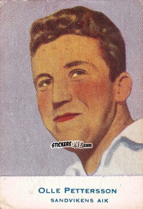 Sticker Olle Pettersson - Alfa Allsvenskan 1953-1956
 n. 269 - Alifabolaget
