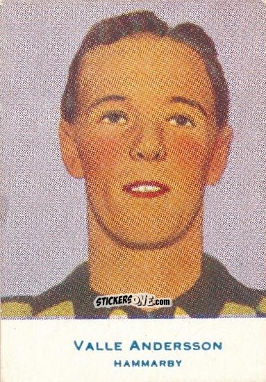 Figurina Valter Andersson - Allsvenskan 1953-1956 n. 279 - Alifabolaget
