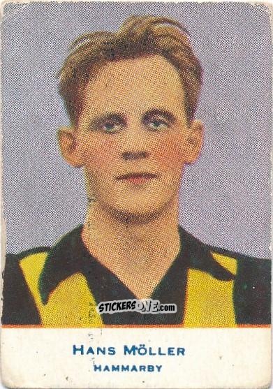Figurina Hans Möller - Allsvenskan 1953-1956 n. 286 - Alifabolaget
