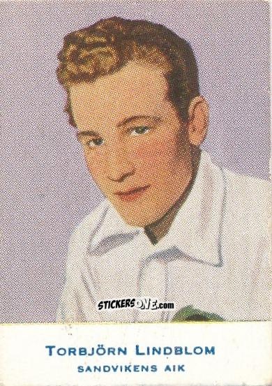 Sticker Torbjörn Lindblom - Allsvenskan 1953-1956 n. 312 - Alifabolaget
