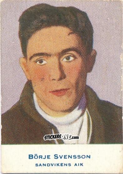 Sticker Börje Svensson - Allsvenskan 1953-1956 n. 313 - Alifabolaget
