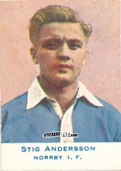 Figurina Stig Andersson - Allsvenskan 1953-1956 n. 332 - Alifabolaget
