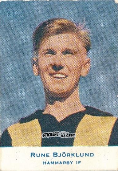 Figurina Rune Björklund - Allsvenskan 1953-1956 n. 363 - Alifabolaget
