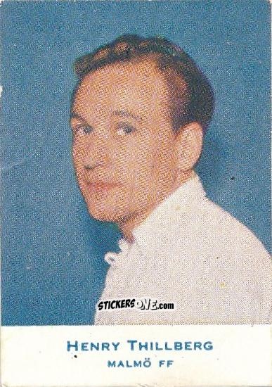 Cromo Henry Thillberg - Allsvenskan 1953-1956 n. 376 - Alifabolaget
