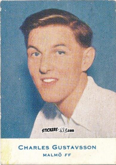 Sticker Charles Gustavsson - Allsvenskan 1953-1956 n. 377 - Alifabolaget
