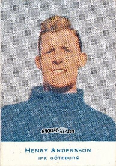 Cromo Henry Andersson - Allsvenskan 1953-1956 n. 390 - Alifabolaget
