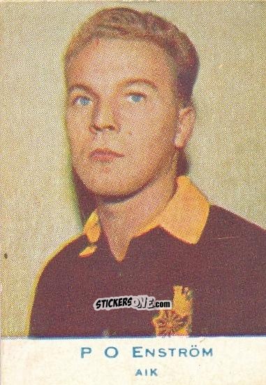 Cromo P-O Enström - Allsvenskan 1953-1956 n. 407 - Alifabolaget
