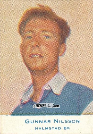 Figurina Gunnar Nilsson - Allsvenskan 1953-1956 n. 411 - Alifabolaget
