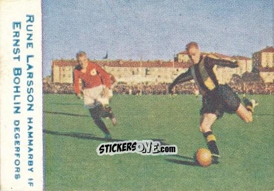 Cromo Rune Larsson / Ernst Bohlin - Allsvenskan 1953-1956 n. 428 - Alifabolaget
