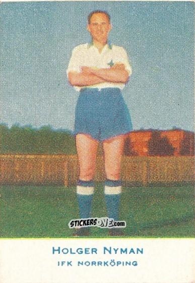 Sticker Holger Nyman - Allsvenskan 1953-1956 n. 437 - Alifabolaget
