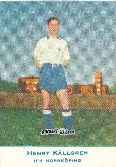 Sticker Henry Källgren - Allsvenskan 1953-1956 n. 441 - Alifabolaget
