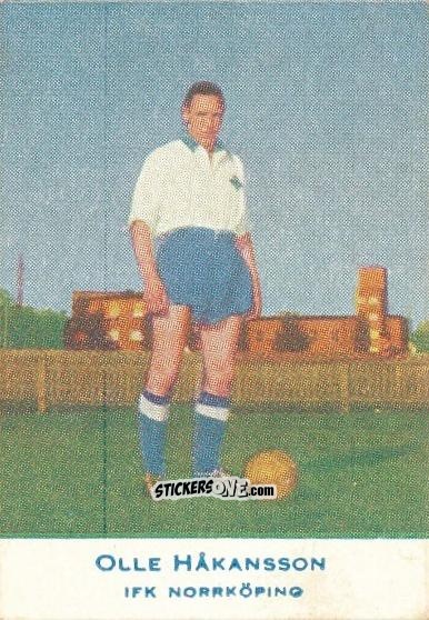Sticker Olle Håkansson - Allsvenskan 1953-1956 n. 443 - Alifabolaget

