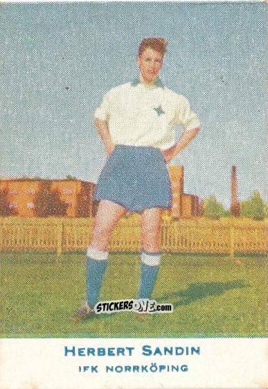 Sticker Herbert Sandin - Allsvenskan 1953-1956 n. 445 - Alifabolaget
