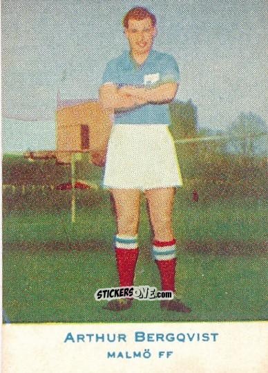 Cromo Arthur Bergqvist - Allsvenskan 1953-1956 n. 454 - Alifabolaget
