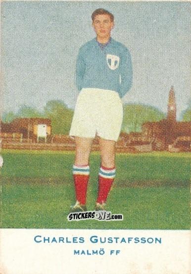 Cromo Charles Gustafsson - Allsvenskan 1953-1956 n. 455 - Alifabolaget
