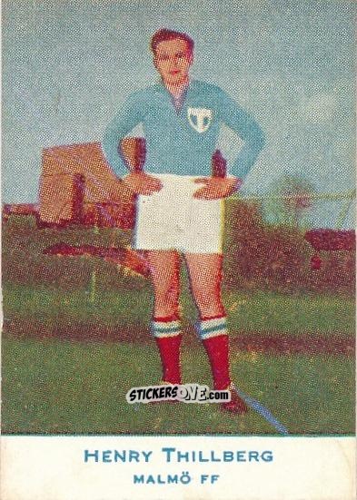 Cromo Henry Thillberg - Allsvenskan 1953-1956 n. 456 - Alifabolaget
