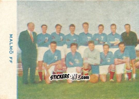 Figurina Lagbild Malmö Ff (Team Photo) - Allsvenskan 1953-1956 n. 457 - Alifabolaget
