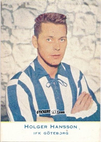 Cromo Holger Hansson - Allsvenskan 1953-1956 n. 474 - Alifabolaget
