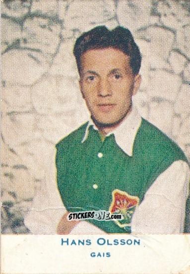 Cromo Hans Olsson - Allsvenskan 1953-1956 n. 484 - Alifabolaget
