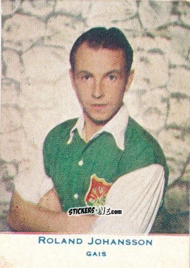 Cromo Roland Johansson - Allsvenskan 1953-1956 n. 487 - Alifabolaget
