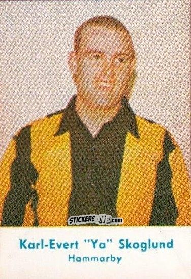Figurina Karl-Evert Skoglund - Allsvenskan 1959-1960 n. 618 - Alifabolaget
