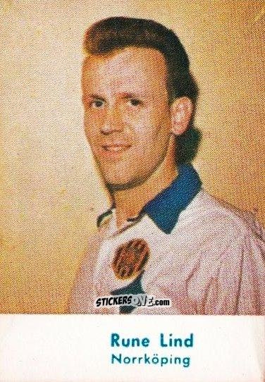 Sticker Rune Lind - Allsvenskan 1959-1960 n. 624 - Alifabolaget
