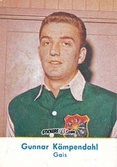 Cromo Gunnar Kämpendahl - Allsvenskan 1959-1960 n. 629 - Alifabolaget
