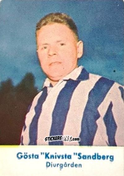 Cromo Gösta Sandberg - Allsvenskan 1959-1960 n. 632 - Alifabolaget
