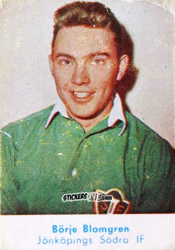 Sticker Börje Blomgren - Allsvenskan 1959-1960 n. 643 - Alifabolaget

