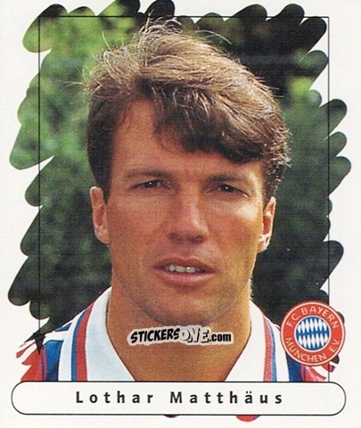 Sticker Lothar Matthäus - German Football Bundesliga 1995-1996. Final phase n. 143 - Panini