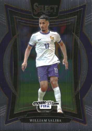 Figurina William Saliba - Select FIFA Soccer 2024-2025
 n. 72 - Panini