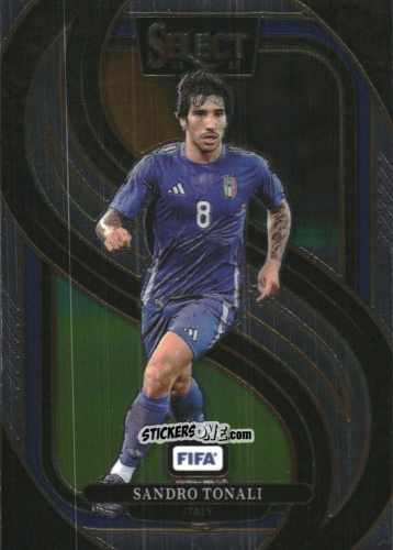 Figurina Sandro Tonali - Select FIFA Soccer 2024-2025
 n. 182 - Panini